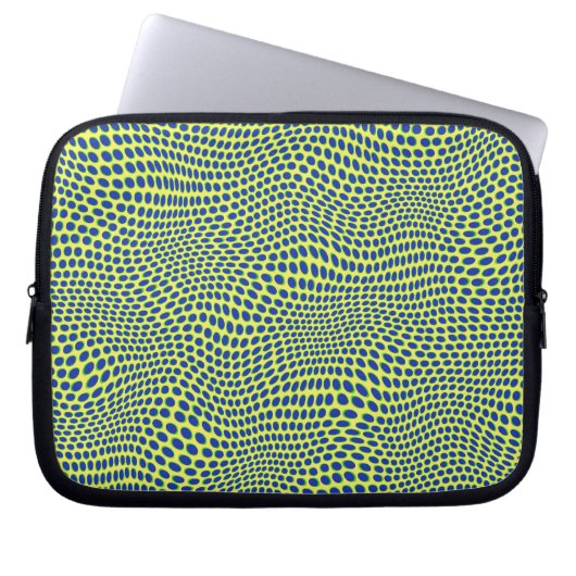 Retro gepunktet! laptopschutzhülle (Vorderseite)
