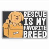 Retro gerettet ist meine Lieblingszucht Vinyl Stic Aufkleber (Vorderseite)