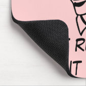 Retro Gericht, das über Mousepad berichtet (Ecke)