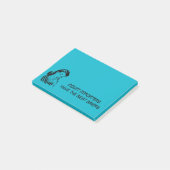 Retro Gerichtsschreiber haben das beste Post-it Klebezettel (angewinkelt)