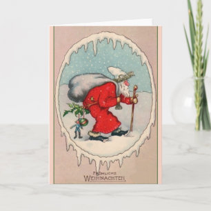 Retro German Fröhliche Weihnachten