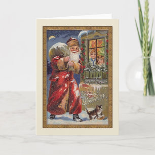Retro German Fröhliche Weihnachten