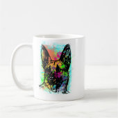 Retro German Shepard Kaffeetasse (Links)