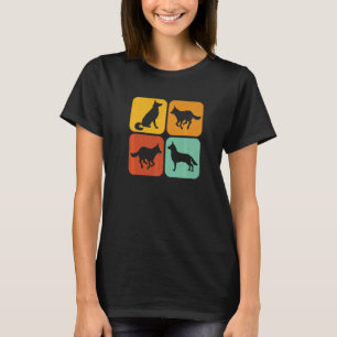 Retro German Shepherd I Ästhetik I German Shepher T-Shirt