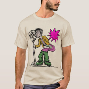 Retro Gesangs-Expressionismus-Kunst-Design T-Shirt