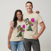 Retro Gesangs-Expressionismus-Kunst-Design T-Shirt (Unisex)