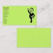 Retro-Geschäftsmann Visitenkarte (Vorne/Hinten)