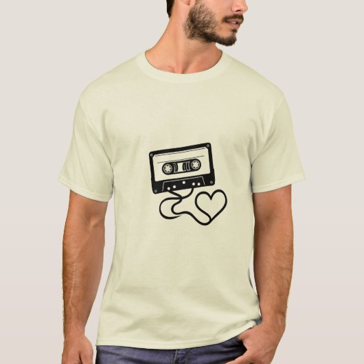 Retro-Geschenk für Vater oder Mama— KassettenT - S T-Shirt (Vorderseite)