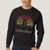Retro-Geschenk für Vintage Bienenhalter Sweatshirt (Vorderseite)