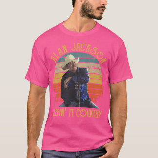 Retro-Geschenk Jackson Keepin_ It Country Alan T-Shirt