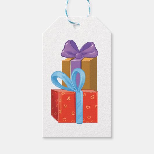 Retro-Geschenkanhänger Geschenkanhänger (Vorderseite)