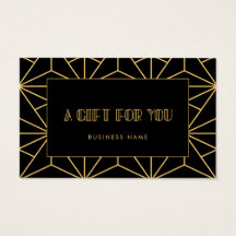 Retro-Geschenkgutschein für Vintage Kunst Deko