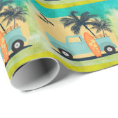 Retro Geschenkpapier (Rolleneckpunkt)