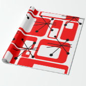 Retro Geschenkpapier (Ungerollt)