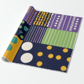 Retro Geschenkpapier (Ungerollt)