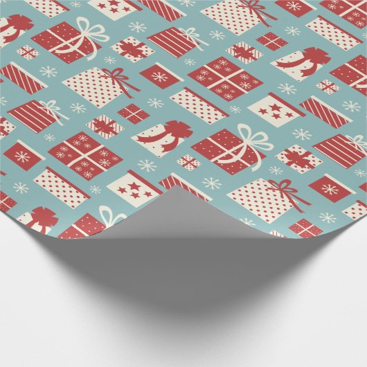 Retro Geschenkpapier (Ecke)