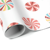 Retro Geschenkpapier (Rolleneckpunkt)