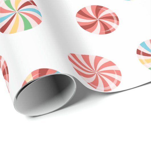 Retro Geschenkpapier (Rolleneckpunkt)