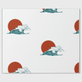 Retro-Geschenkpapier Geschenkpapier (Flach)