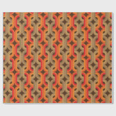 Retro-Geschenkpapier Geschenkpapier (Flach)