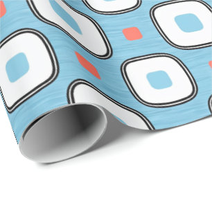 Retro-Geschenkpapier – Moderne des mittleren 20. J Geschenkpapier