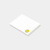 Retro-Gesicht Gelbe Smile Post-it® Notizen (angewinkelt)