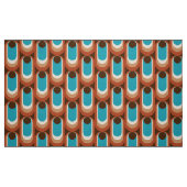 Retro gestalteter Stoff mit 60er 70er Jahre Muster (Fat Quarter (45,7 x 55,9 cm))
