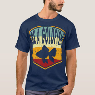 Retro gestört als Goldfisch T-Shirt
