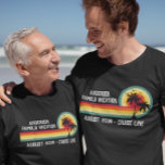 Retro gestörter Sonnenuntergang Kreuzfahrt Familie T-Shirt<br><div class="desc">Sie können den Stil dieses Shirts ändern, indem Sie Mehr > unter der Option Stil auswählen. Es kann personalisiert sein, in dem Bereich bereitstellen oder anpassen, indem Sie den Klick, um weitere Option anpassen und den Namen, Initialen oder Wörter ändern. Sie können auch die Textfarbe und den Textstil ändern oder...</div>