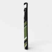 Retro gestreift Abstrakt Art. 3 Case-Mate iPhone Hülle (Hinten/Links)