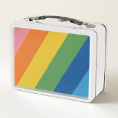 Retro gestreifte Lunchbox (Rückseite)