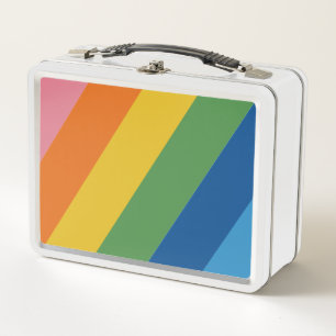 Retro gestreifte Lunchbox