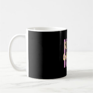 Retro-gestreifter Kindergarten-Schüler zum neuen S Kaffeetasse