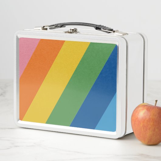 Retro gestreifter Lunchbox (Beispiel)