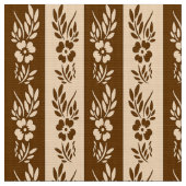 Retro gestreiftes mit Blumenmuster Stoff (Nahaufnahme)