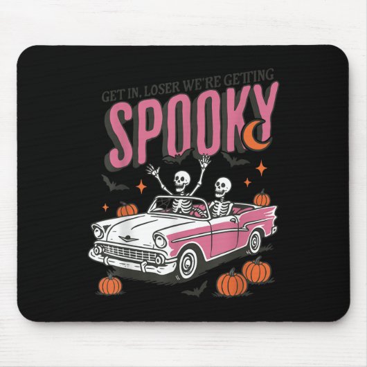 Retro Get In Losers We're Getting Soky, Funny Hall Mousepad (Vorne)
