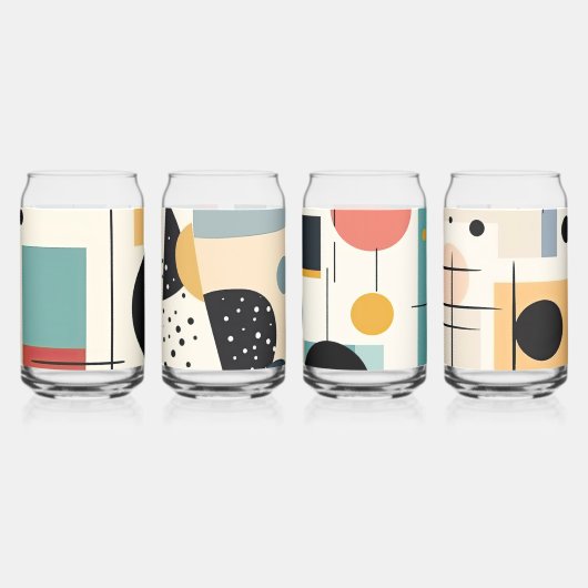 Retro-Getränke Kann Glasware Vintages Design Dosenglas (Vorderseite)