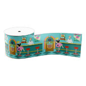 Retro Getränkespender-Band Ripsband (Spule)