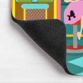 Retro Getränkespender Mousepad (Ecke)