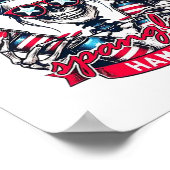 Retro Getting Star Spangled Hammered America 4th O Poster (Ecke)