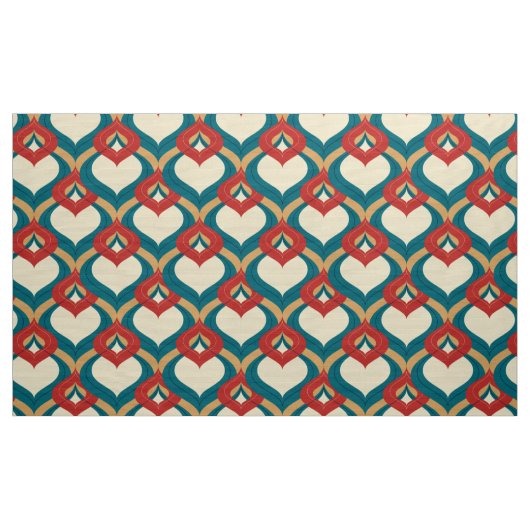 retro Gewebe des 70ers Stoff (Yard (91,4 cm))