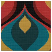 retro Gewebe des 70ers Stoff (Nahaufnahme)