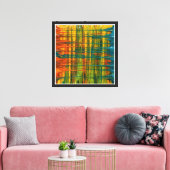 Retro-Gewebe Leinwanddruck (Insitu (Wohnzimmer))