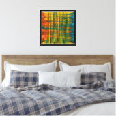 Retro-Gewebe Leinwanddruck (Insitu (Schlafzimmer))