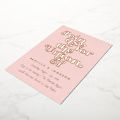 Retro-Gewerkschaft Hochzeitsrot Aquamarine Rose Folieneinladung (Gedreht)