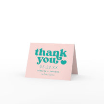 Retro Gewerkschaft Rosa und Aquamarine Hochzeit Da