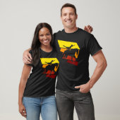 Retro-Gewölbe auf dem Pferd T-Shirt (Unisex)