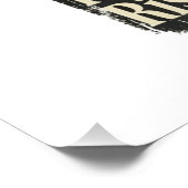 Retro-gewurzelte und aufstrebende Glaubensgestaltu Poster (Ecke)