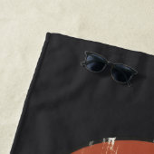 Retro-gewurzelte und aufstrebende Glaubensgestaltu Strandtuch (Beispiel)