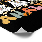 Retro Ghost Boo Havior Analyst Therapist Bcba Hall Poster (Ecke)